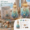 thumbnail image 5 of Beginner-Friendly DIY Lighted Sea Glass-Style Lighthouse Kit Collection – LED Lighthouse Craft, Handmade Ocean Beach Decor Gift for Craft Lovers, 5 of 7