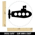 thumbnail image 2 of Submarine Doodle Self-Inking Rubber Stamp Ink Stamper - Blue Ink - Mini 1/2 Inch, 2 of 7