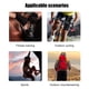 thumbnail image 2 of Guantes de bicicleta Guantes de equitación transpirables Equipo de ciclismo reflectante (Negro L), 2 of 5