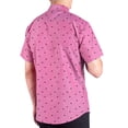 thumbnail image 4 of Visive Mens Big And Tall Short Sleeve Button Shirt, Printed Heart Shirts, 4 of 6