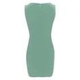thumbnail image 6 of OSOLU Solid Color Women Casual Dress Elegant Sleeveless Square Neck Party Dress For Evening Banquet Summer Dresses With Back Zipper Holiday Hawaiian Flowy Sundress, 6 of 6