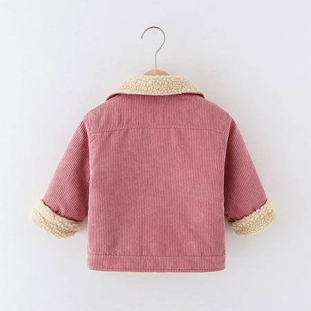 

TOWED22 Toddler Girl Winter Coat Thick Baby Girl Hooded Warm Ourwear Jacket Cape Cloak Ponch 0-3 Years RD1