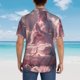 thumbnail image 4 of Fotbe Pink Lotus Buddha Camisa Hawaiana para Hombre Unisex – Camisa Casual de Verano con Botones de Manga Corta de Algodón y Lino,X-Large, 4 of 7
