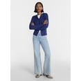 thumbnail image 2 of No Boundaries Button Front Hoodie Cardigan, Women's XXS-XXL, 2 of 5