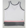 thumbnail image 1 of Camiseta sin mangas Asics Color Block para mujer blanco mediano, 1 of 2