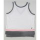 thumbnail image 1 of ASICS Womens Color Block Tank Top whtgrypnk XS, 1 of 2