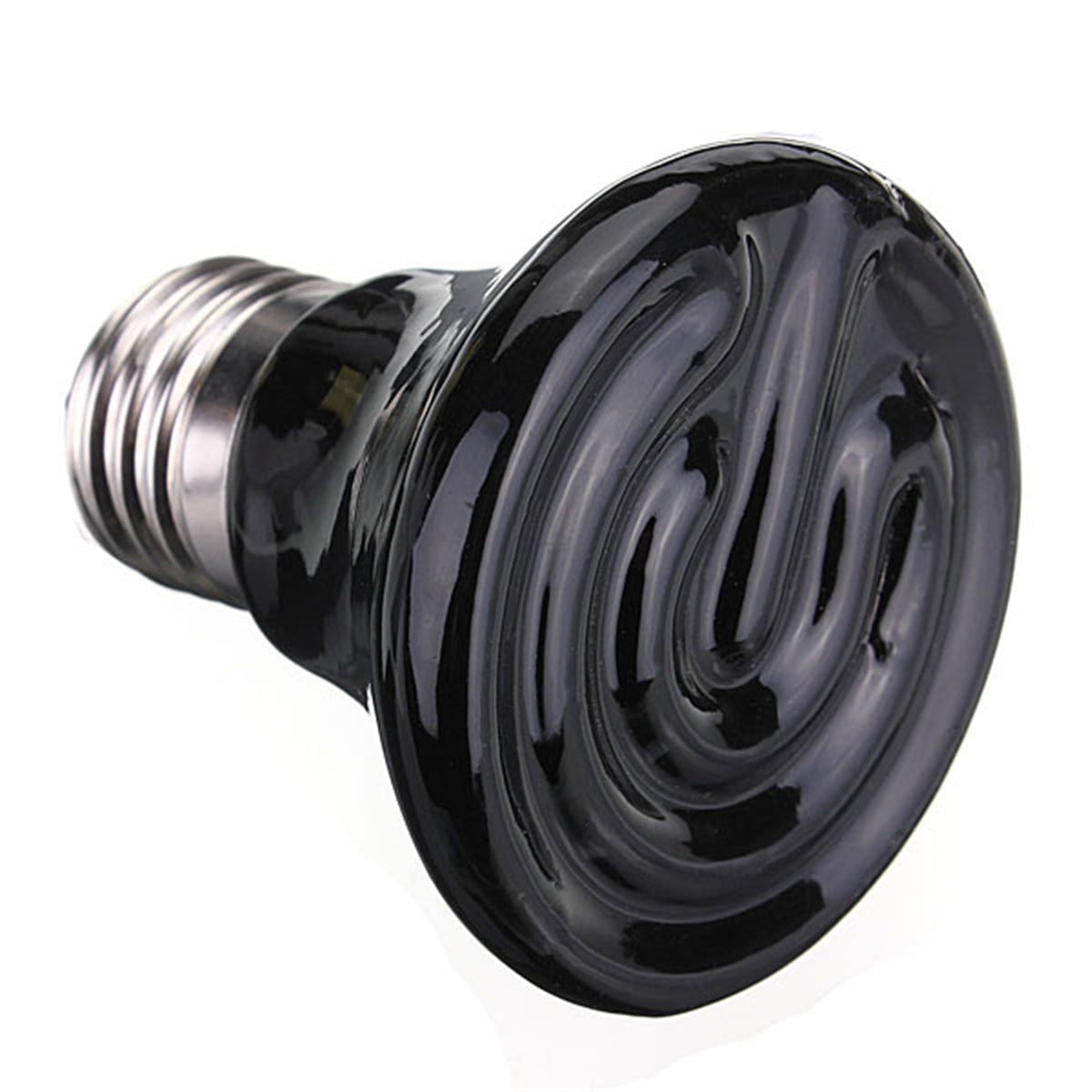 75W Reptile Heat Lamp Bulb,White Mini Infrared Ceramic Emitter Heat