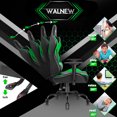 thumbnail image 7 of Lacoo Gaming Chair PU Leather Reclining Racing Style Ergonomic Office Chair with Headrest and Lumbar Support, Green, 7 of 7