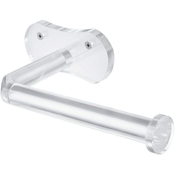 Clear Acrylic Toilet Paper Holder,Tissue Paper Roll Holder Bathroom