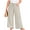 Beige stripe, variant on SHEWIN Womens Plus Size Pants Wide Leg Striped Palazzo Pants Elastic Waist Casual Lounge Trouser with Pockets 1X-5X