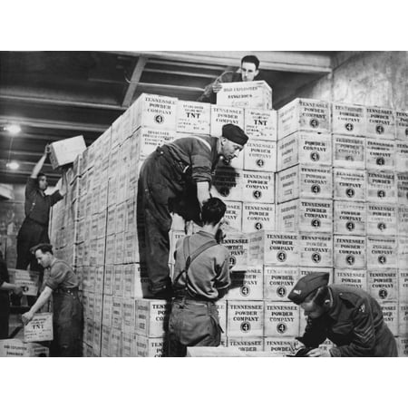 Lend Lease War Materials For England Cases Of Tnt Gunpowder From The Usa Are Stacked In A Tunnel 100 Feet Underground Dug Out Of Solid Rock In Western Lend Lease War Materials For England Cases Of Tnt Gunpowder From The Usa Are Stacked In A Tunnel 100 Feet Underground Dug Out Of Solid Rock In Western