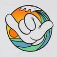 thumbnail image 2 of Disney Men's Mickey Mouse Hang Loose Shaka Sign Adult Graphic T-Shirt, 2 of 5