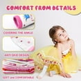 thumbnail image 5 of Anti Slip Toddler Socks Girls Cartoon Crew Non-Slip Socks With Grips For 6-12 Month Infant Baby 1-7 Years Kids, 5 of 5