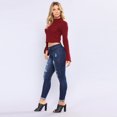 thumbnail image 4 of KDFJPTH Denim Women Pants Stretch Jeans Trousers Fitness Slim Hole Pencil Women's Jeans Womens Pants 14 Tall, 4 of 8