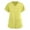 02# Fluorescence Yellow, variant on Scrub Top for Women, Pocket V-Neck Scrub Tops Women Workwear, Premium 4-Way Stretchy Medical Top L Polyester