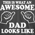 thumbnail image 3 of CafePress - This Is What An Awesome Dad Looks Like T Shirts T - Mens Comfort Colors Shirt, 3 of 5