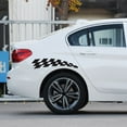 thumbnail image 4 of Racing Stickers Vehicle Car Decals Plaid Wheel Flags Reflector Safety Vinyl Stickers Prevention For Audi Bmw Jeep;, 4 of 8