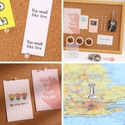 500Pcs Clear Push Pins, Thumb Tack for Wall, Clear Poster Pins for Wall Hangings, Cork Board