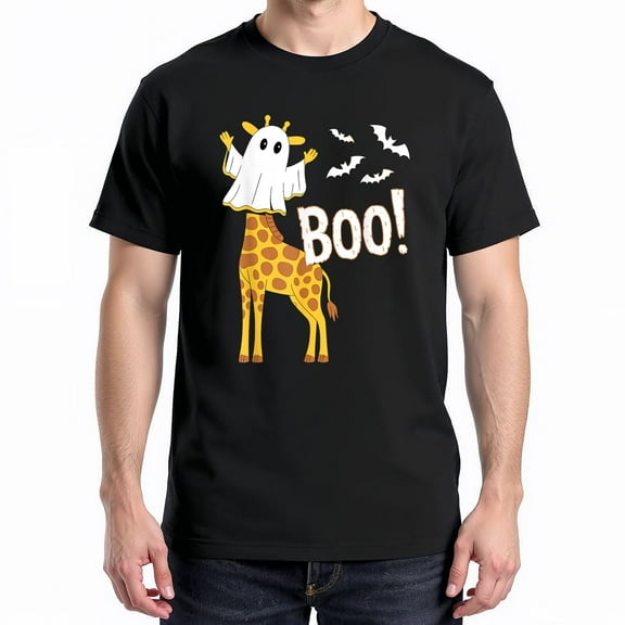Giraffe Boo Halloween Costume – T-Shirt / Hoodie / Sweatshirt – Fun Animal Theme – Kids and Family
