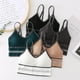 thumbnail image 4 of Sujetadores deportivos con pliegues para mujer Tops de entrenamiento con relleno Tops cortos de sujeción media Fridja nalpqowj36408, 4 of 5