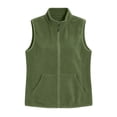 thumbnail image 7 of Vest for Women Sleeveless Pockets Hoodless Fleece Warm Vest for Outdoor & Casual, 7 of 7