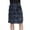 Blue, variant on Men's Kilt for Men Retro Scottish Style Plaid Contrast Waistband Pleated Skirt, Brown