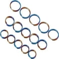 thumbnail image 1 of CHUANK 1Box 900 Pcs Silver Iron Split Rings Double Loop Jump Ring 4mm 5mm 6mm 7mm 8mm 10mm Chainmail Link for Jewelry Making, 1 of 7