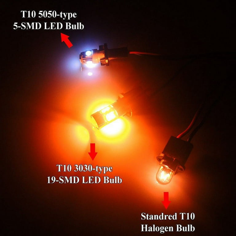 AMPOULE LED T10-WY5W FRONT LED (ORANGE)