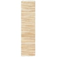 thumbnail image 1 of Unique Loom Chindi Cotton Collection Hand Woven Natural Fibers Runner Rug, 2 Feet 7 Inch x 9 Feet 10 Inch, Beige/Ivory, 1 of 2