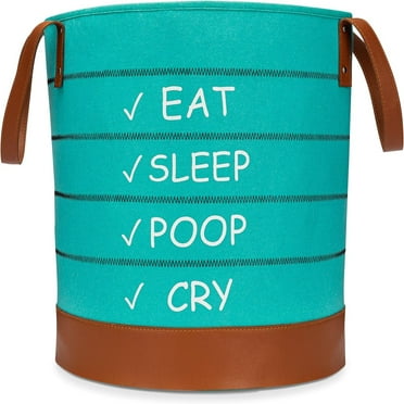 Baby Laundry Basket and Baby Hamper Great Basket for Toy Storage Large Collapsible Laundry Basket Fits Nursery Decor Felt Laundry Basket can be Used for Blanket Basket for Nursery