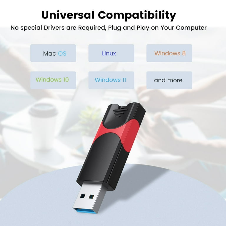 Aiibe 32GB USB Flash Drive 3.0 Thumb Drive Memory Stick for PC