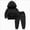 A100-Black, variant on Baby Boy Fall Winter Clothes Toddler Kids Solid Outfits Long Sleeve Sweatshirt Tops + Joggers Pants Set 6-12 Months 12-24 Months 2T 3T 4T 5T 6T 7T 8T 9T Children(Yellow,1-2 Years)