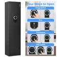 thumbnail image 2 of Kavey [2024 NEW] 1-2 Gun Safe, Biometric Fingerprint Gun Safe for Shotguns, Quick Access Gun Cabinets with LED Light, Gun Safe with Adjustable Gun Rack and Removable Shelf, 2 of 9