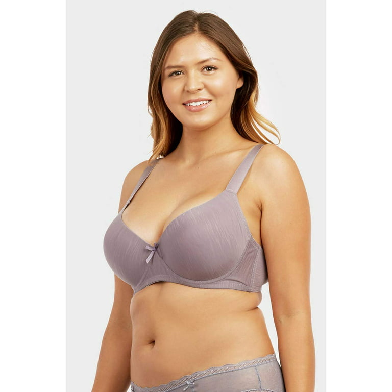 Womens 6 Pack of Everyday Plain, Lace, D, DD, DDD Cup Bra -Various Style  4222JD3, 36DD