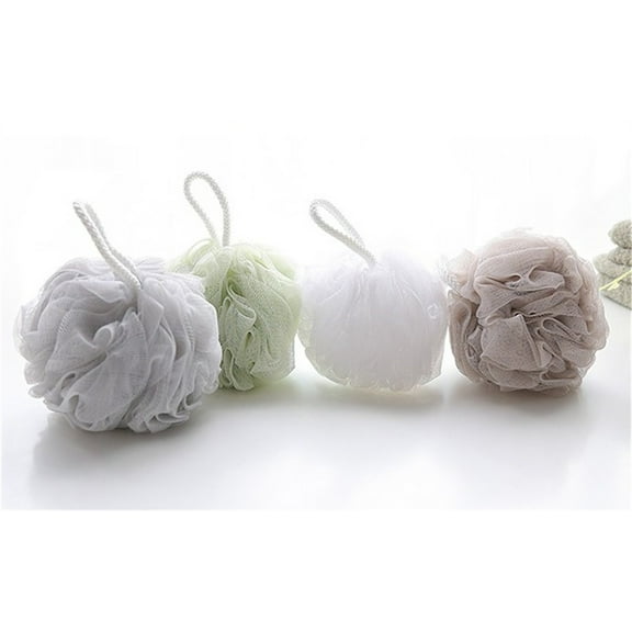 Happon Exfoliating Bath Sponge, Deep Cleansing Body Loofah, Removes Dirt & Impurities for Shower & Bath, 4 Colors, Set of 8