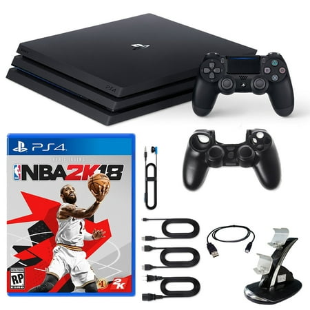 PlayStation 4 Pro Console NBA2K18 and Accessories