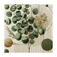 thumbnail image 4 of Acheng Eucalyptus Leaves Abstract Art Square Tablecloth 100% Polyester Fiber 40*40, 4 of 8
