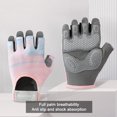 thumbnail image 2 of Guantes de culturismo de medio dedo Guantes de ejercicio de yoga antideslizantes Equipo de entrenamiento FLhrweasw Nuevo, 2 of 9