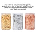 thumbnail image 4 of Bearachild Arte papel de aluminio dorado decoración 2g DIY artesanía lentejuelas hojas en escamas artesanías brillos fragmentos postre suministros plata Type3 NO3 Bearachild HA009689-02, 4 of 6