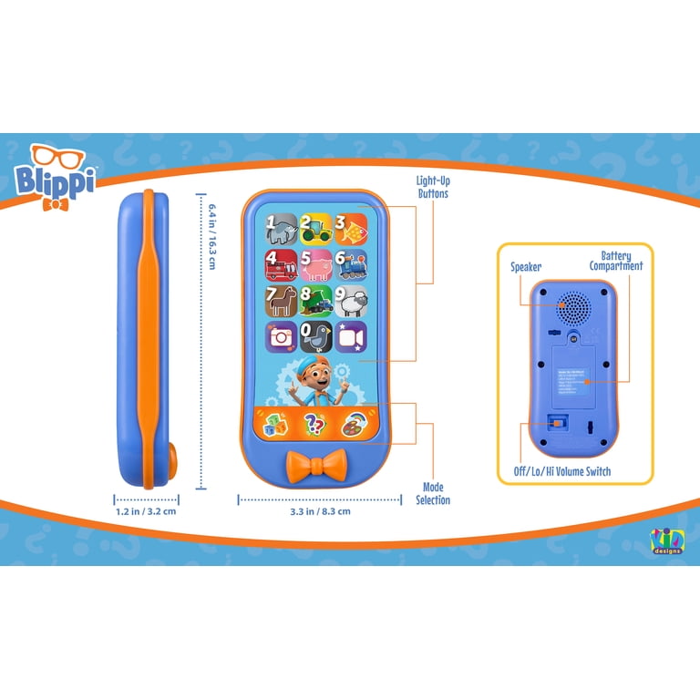eKids Blippi Toy Phone Learning Games & Activities photo 4