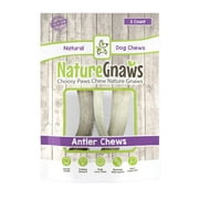 Nature Gnaws Deer Antlers 4-5" Dog Chews, 3 Count