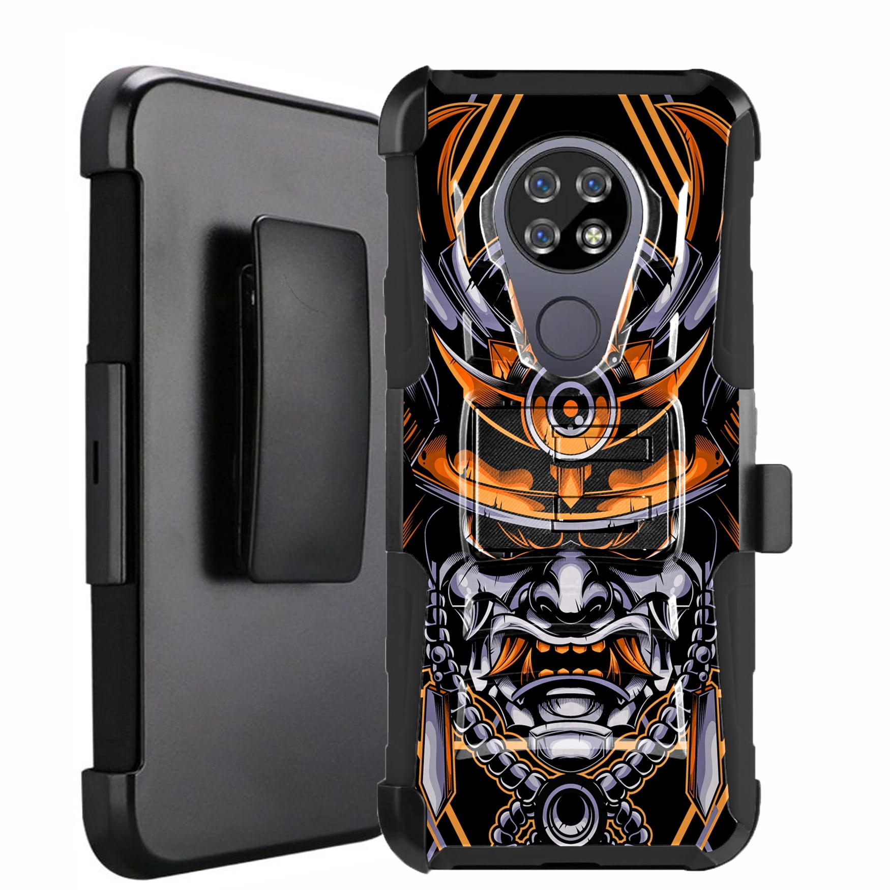 DALUX Hybrid Kickstand Holster Phone Case Compatible with Cricket