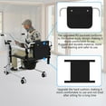 thumbnail image 6 of Patient Lift Transfer Chair,Hoyer Lifts for Home Use,Hydraulic Patient Lift Transfer Chair, Bathroom Wheelchair with 180° Split Seat and Potty, Portable Elderly Lift Bedside Commode Chair, 6 of 8