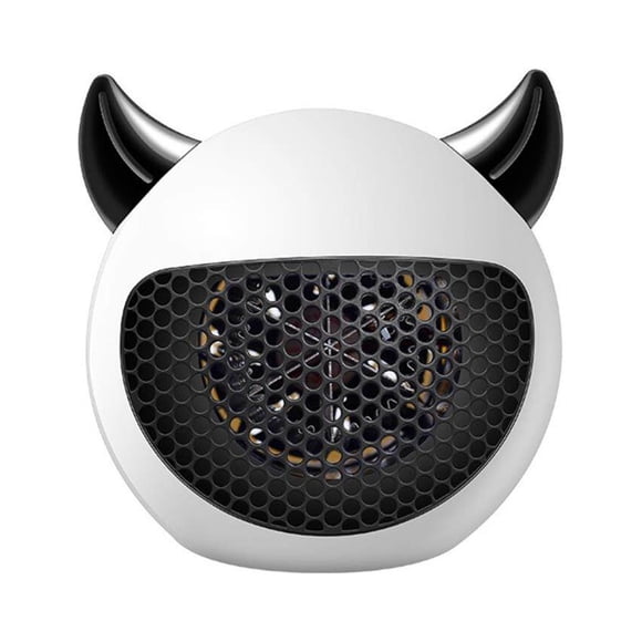 Wosthever Mini calentador de espacio de para el hogar, oficina, habitación interior, pequeño equipo de calentadores eléctricos de escritorio Accesorios para electrodomésticos Blanco/enchufe de EE. UU.
