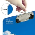 thumbnail image 4 of ALAZA Plastic Clipboard A4 Letter Size Decorative Clipboards for Students Women Men 9" x 12.5" Blue Sky Daisy Floral, 4 of 6