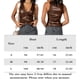 thumbnail image 2 of Chaleco Tops con botones para mujer, chaleco con corsé Hotsweet, Top elegante, chaleco de verano, ropa de calle Kuymtek Marrón T M para Mujer, 2 of 7