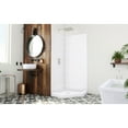 thumbnail image 2 of Dreamline BWDS36363TC0001 Dreamstone 84" High X 36" Wide Corner Shower Module - White, 2 of 9