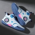 thumbnail image 6 of Men's Basketball Shoes Rotary Buckle Shock Absorption Comfy Outdoor Training Running Ball Gaming, Spring And Summer, 6 of 7