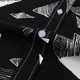 thumbnail image 4 of Camisas Para Hombre XXL Camisa sin mangas Camisetas Men Short Casual Collar Single camisas impresas Gemetric Shirts Men's Men (Black, M), 4 of 5