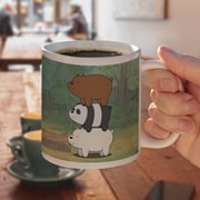 We Bare Bears Bear Stack White Mug